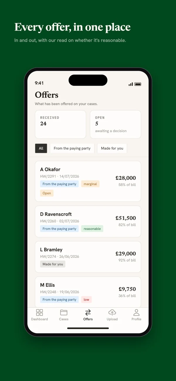 DMD Portal: offers and costs comparison